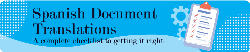 spanish document translations