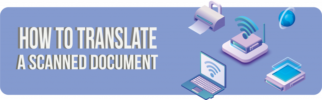 translate a scanned document